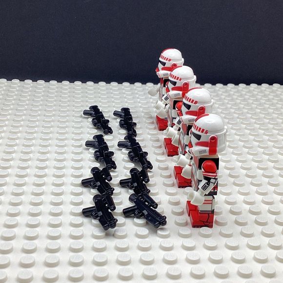 Star Wars minifigures Shock Troopers Clone Coruscant Guards LOT LEGO compatible - Picture 8 of 8